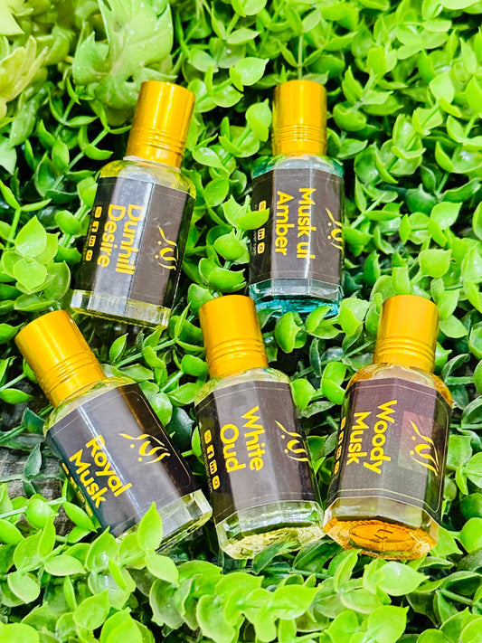 Luxury Arabic Fragrance Bundle – Set of 5 (12ml each)